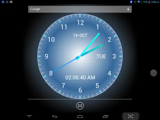 Adi Analog Clock Live Wallpaper android App screenshot 0