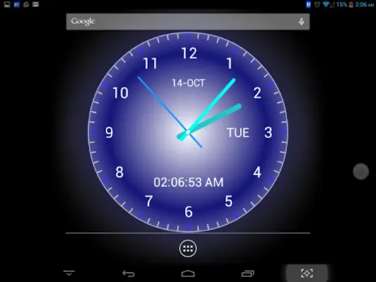 Adi Analog Clock Live Wallpaper android App screenshot 1