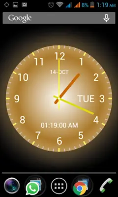 Adi Analog Clock Live Wallpaper android App screenshot 5