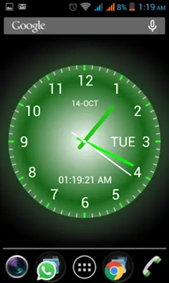 Adi Analog Clock Live Wallpaper android App screenshot 7